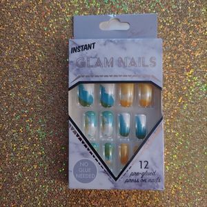 Colorful Press On Nails